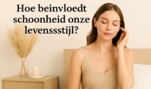 Een stijlvolle en serene sfeer die schoonheid en lifestyle uitstraalt